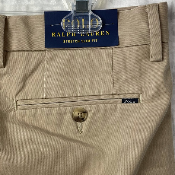 NWT Polo Ralph Lauren Stretch Slim Fit Chino Pants - Picture 2 of 5